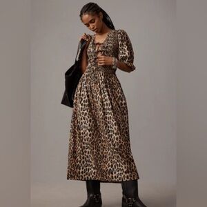 Damson madder bluebell midi dress